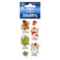 Christmas Stickers Set 6x18cm, 1 set, assorted