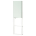 ENHET Storage combination, white/pale grey-green, 40x17x150 cm