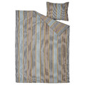 PIGGRÖR Duvet cover and pillowcase, multicolour/striped, 150x200/50x60 cm