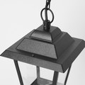 BÄCKFRÄNE Pendant lamp, outdoor black