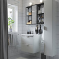 ENHET Bathroom, anthracite/white, 64x43x65 cm