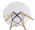 Table DTW 100cm, white/wood