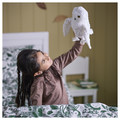 SKOGSDUVA Soft toy, hand puppet/snowy owl white, 25 cm