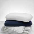 TÖCKENFLY Pillowcase for ergonomic pillow, white, 29x43 cm