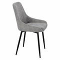 Upholstered Chair Floyd, corduroy, grey