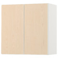 SMÅSTAD Wall cabinet, white birch, with 1 shelf, 60x30x60 cm