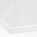 TOLKEN Countertop, marble effect, 122x49 cm