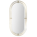 Mirror Avec, oval, gold