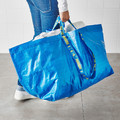 FRAKTA Shopping bag, large, blue, 71 l