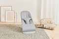 BABYBJÖRN Bouncer Woven - Light Grey, Cotton, Petal Quilt