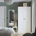 PAX / GRIMO Wardrobe, white/white, 100x60x201 cm