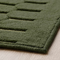 NÖVLING Rug, low pile, green, 128x195 cm