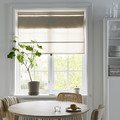 RINGBLOMMA Roman blind, beige, 80x160 cm