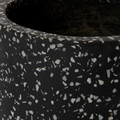 Plant Pot GoodHome Terrazzo 12 cm, graphite