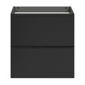 Goodhome Wall-mounted Basin Cabinet Imandra Slim 60cm, matt black