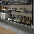 BOAXEL Shoe shelf, anthracite, 80x40 cm