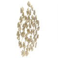 Metal Wall Decoration Ginkgo, gold