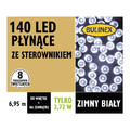 LED Lighting Chain 140 LED 6.95 m, indoor/outdoor, cool white