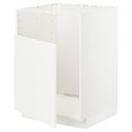 METOD Base cab f TALLSJÖN sink, white/Veddinge white, 60x60 cm