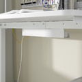 RELATERA Desk combination sit/stand, white/light grey-green, 90x60 cm