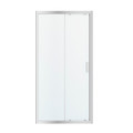 GoodHome Sliding Shower Door Beloya 100 cm, chrome/transparent