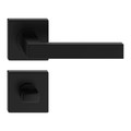 Verso Internal Door Handle Set, WC, black