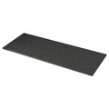 EKBACKEN Worktop, black stone effect, laminate, 246x2.8 cm