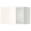 METOD Wall cabinet, white/Veddinge white, 60x40 cm