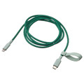 LILLHULT USB-C to lightning, green, 1.5 m