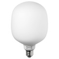 TRÅDFRI LED bulb E27 470 lumen, wireless dimmable white spectrum, tube-shaped white frosted glass