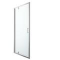 GoodHome Pivot Shower Door Beloya 100 cm, chrome/transparent