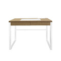 Desk Dolem Industrial, oak/white