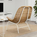 FRYKSÅS Armchair with cushion, rattan/Risane natural