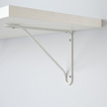 BERGSHULT / FÖRLÄGGARE Wall shelf, white/white, 120x30 cm