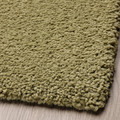 SKRIFTSPRÅK Rug, low pile, beige-green/dark blue, 133x195 cm