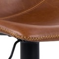 Bar Stool Oregon high PU, brandy