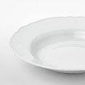 UPPLAGA Deep plate, white, 26 cm