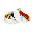 Glass Motiv Magnet 3.5cm 2pcs Frogs Comic