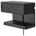 SYMFONISK Shelf w wireless charger, black