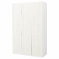 PAX Wardrobe, white, Bergsbo white, 150x60x236 cm