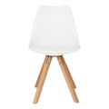 Dining Chair Norden Star Square, natural/white