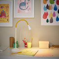 NÄVLINGE LED desk lamp, yellow/white