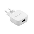 Qoltec Wall Charger Europlug 12W 5V 2.4A USB, white