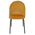 Upholstered Chair Irbil, mustard