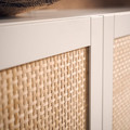 STUDSVIKEN Door/drawer front, white/woven poplar, 60x38 cm