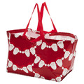 VINTERFINT Carrier bag, large, Santa Claus pattern red, 55x37x35 cm/71 l