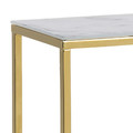 Shelving Unit Alisma S, marble/gold