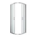 GoodHome Shower Enclosure Beloya 80x80x195cm, chrome/transparent