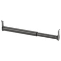 BOAXEL Adjustable clothes rail, anthracite, 20-30 cm