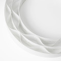 STRÅLA LED pendant lamp, battery-operated/ring shaped white, 37 cm